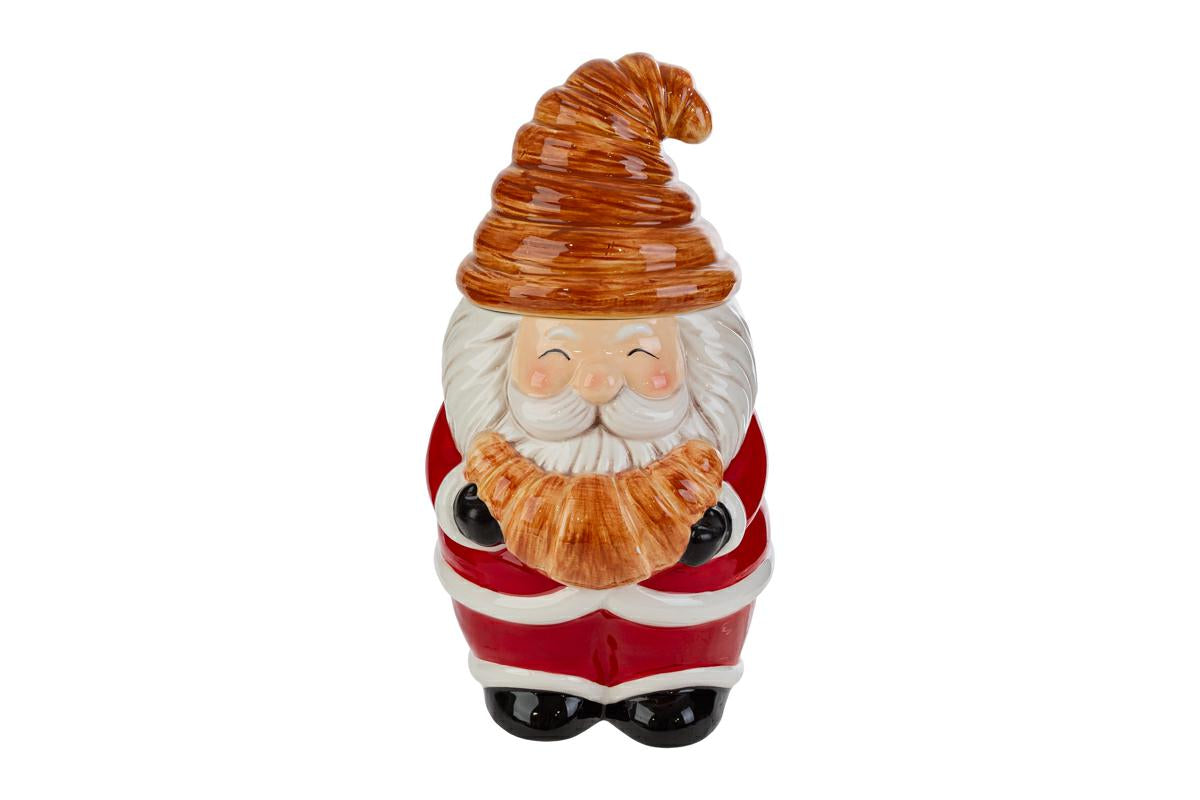 Barattolo in ceramica a forma di babbo natale h30cm | rohome