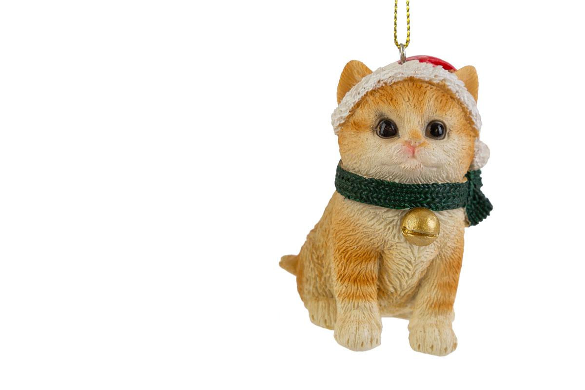 Addobbo per albero cane e gatto in resina h. 7,5CM | rohome