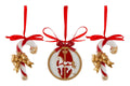 Set 3 Decorazioni Natalizie in Resina  | rohome