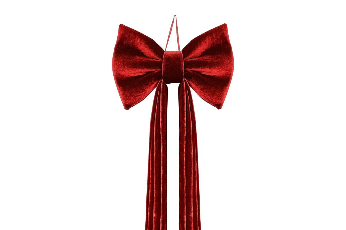 Fiocco in velluto colore rosso h 180cm| rohome