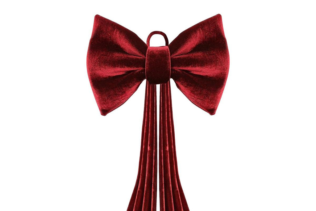 Fiocco in velluto colore rosso h 270cm | rohome