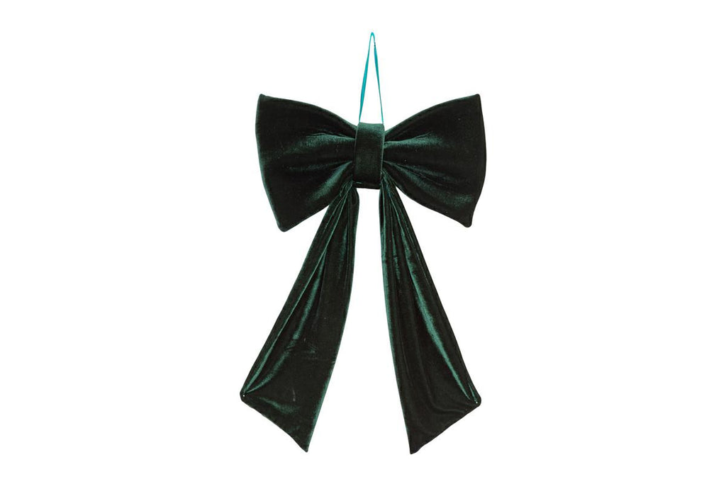 Fiocco in velluto colore verde h 60cm| rohome