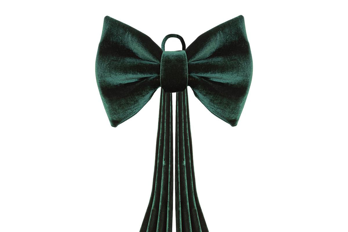 Fiocco in velluto colore verde h 270cm | rohome