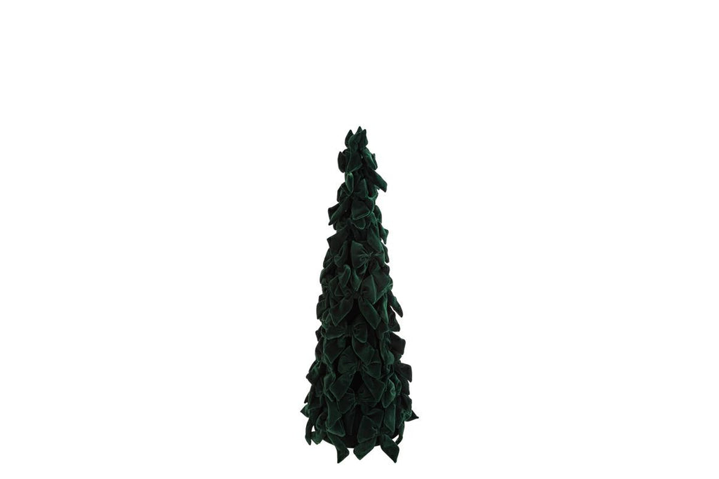 Albero di natale in resina e velluto verde h.60cm | Rohome