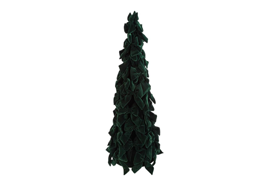 Albero di natale in resina e velluto verde h.120cm | Rohome