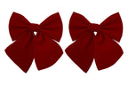 Set 2 Fiocco colore rosso h. 25cm | rohome