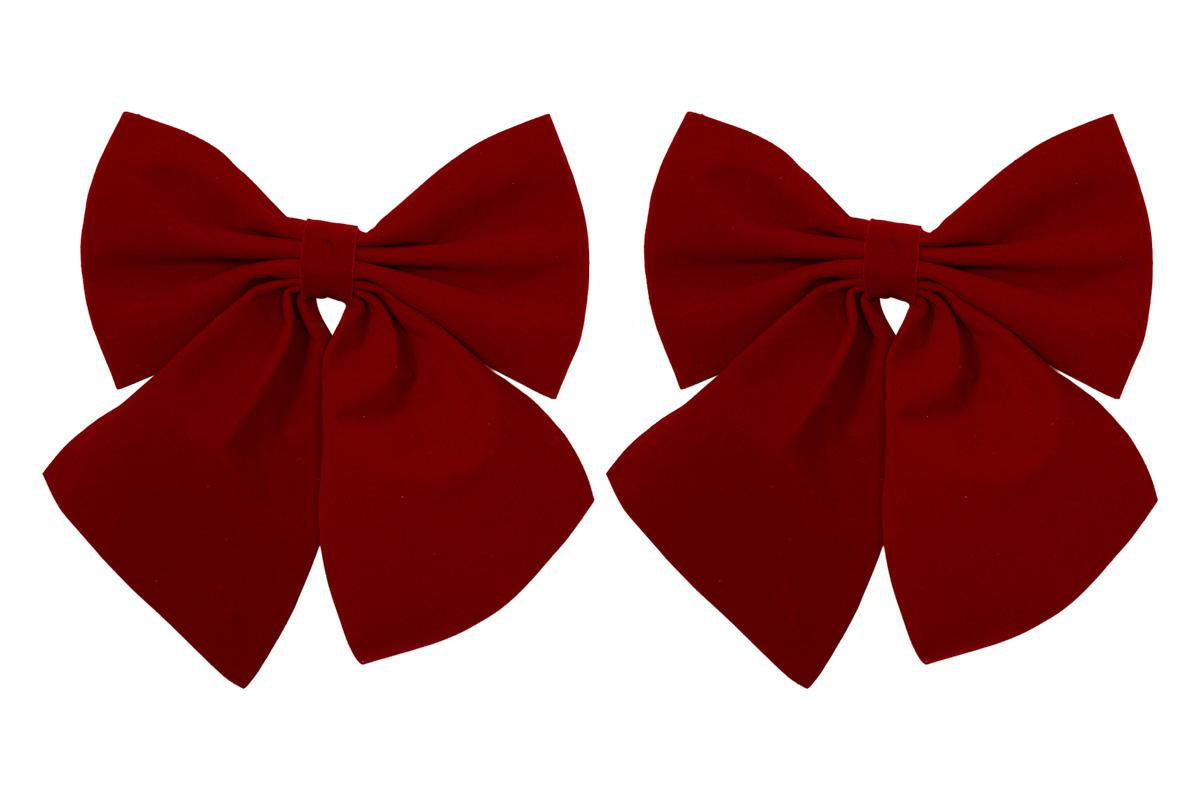 Set 2 Fiocco colore rosso h. 25cm | rohome