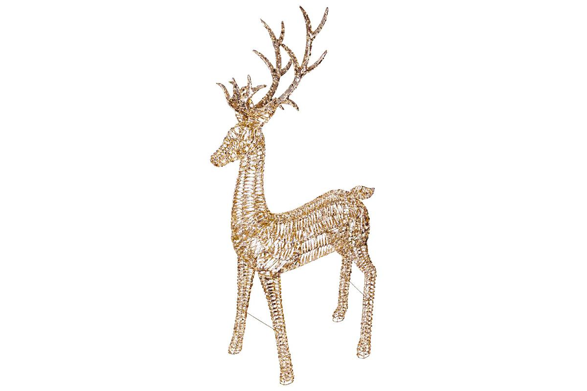 Decorazione figura renna natalizia 5200 led h 270cm | Rohome