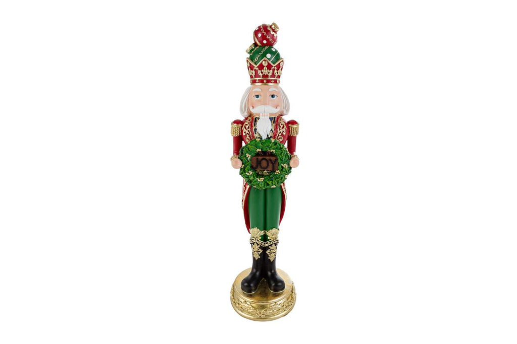 Statuina soldatino in resina con cartello joy |  rohome