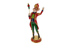 Statua Topo Natalizio in Resina con Scettro h.43,5cm | Rohome