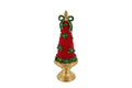 Albero di natale in resina con bacche e fiocchi h.35 | Rohome