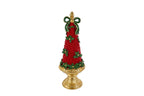 Albero di natale in resina con bacche e fiocchi h.35 | Rohome