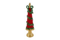 Albero di natale in resina con bacche e fiocchi h.48 | Rohome
