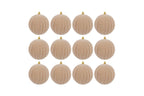Set 12 palle di natale in plastica e velluto d.10cm  | Rohome