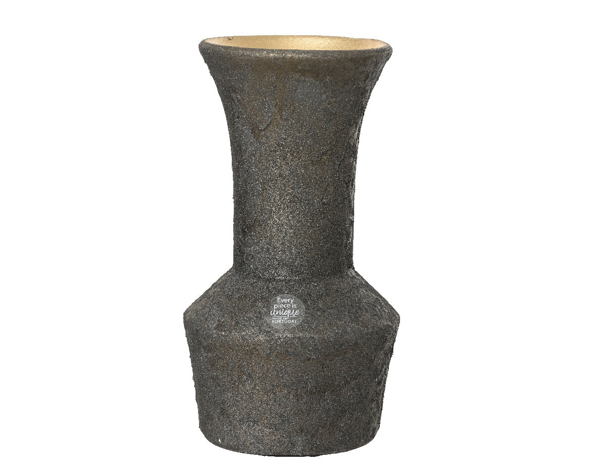 Vaso in terracotta stone look colore nero | Rohome