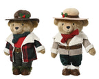 Peluche orso natalizio con agrifoglio | Rohome
