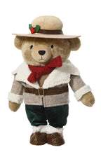 Peluche orso natalizio con agrifoglio | Rohome