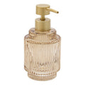 Dispenser di sapone colore ambra in vetro | Rohome
