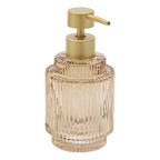 Dispenser di sapone colore ambra in vetro | Rohome