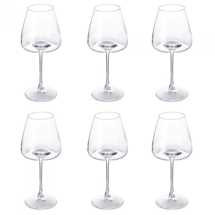 Set 6 calici da vino tasting in vetro | rohome