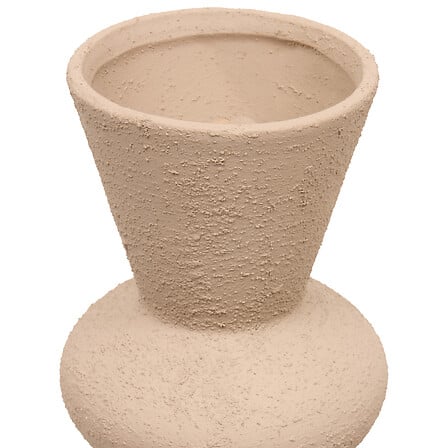 Vaso in ceramica colore beige totem | Rohome