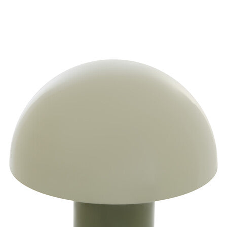 Lampada da tavolo in metallo fungo verde | rohome