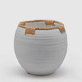 Edg - Vaso in terracotta con corde h.19cm | Rohome