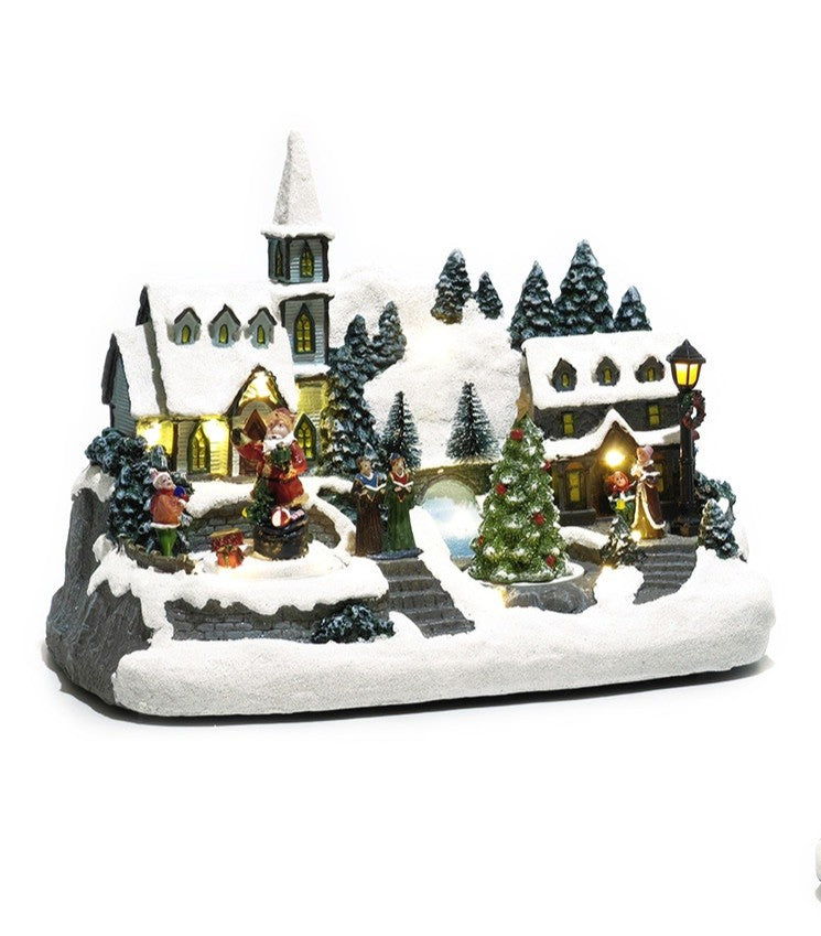 Scenografia Villaggio Natalizio chiesa | Rohome