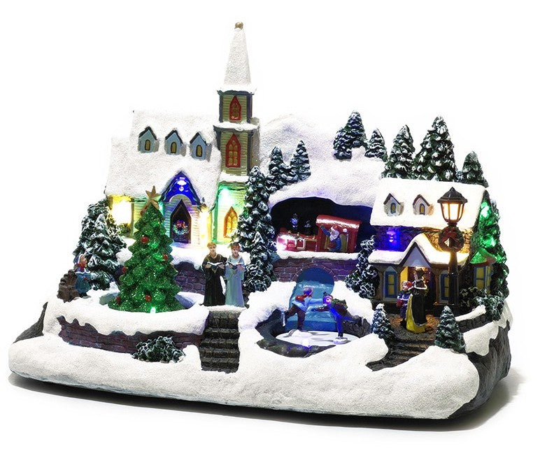Scenografia Villaggio Natalizio chiesa | Rohome