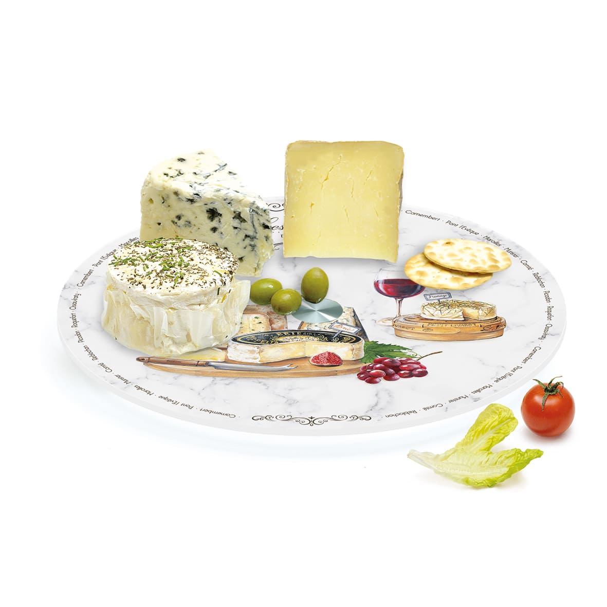 Piatto girevole in vetro per aperitivo | Rohome