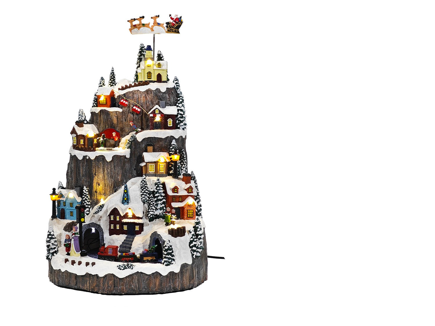 Scenografia Villaggio Natalizio montagna e renne | Rohome