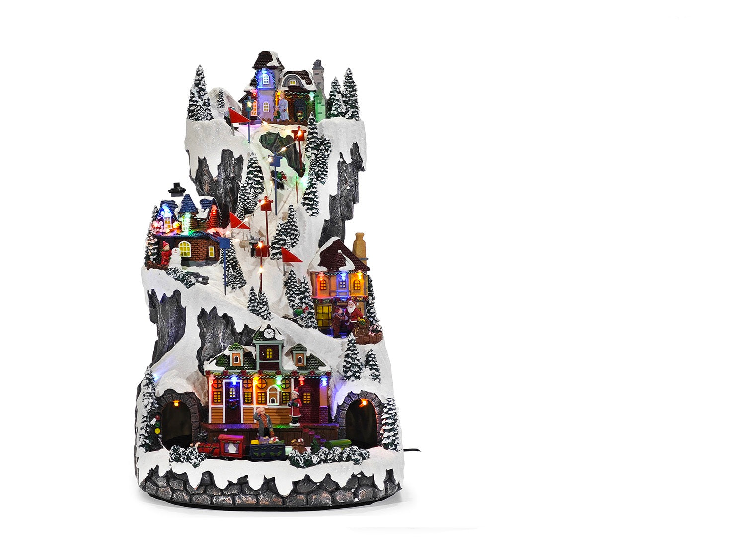 Scenografia Villaggio Natalizio montagna con case | Rohome