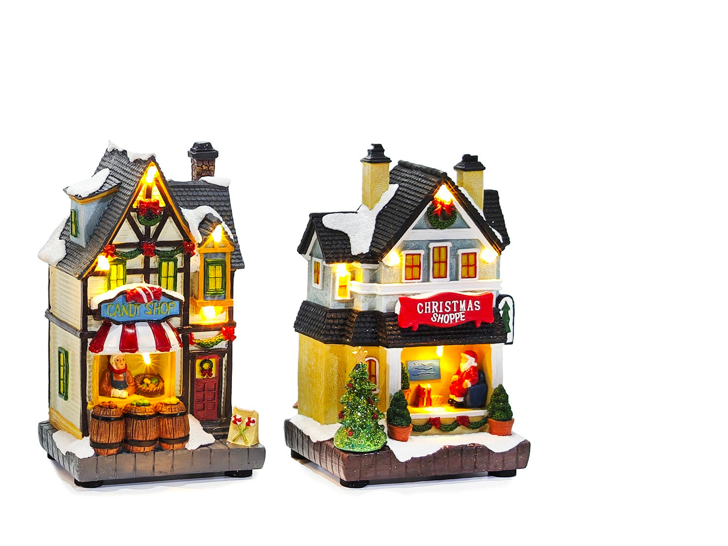 Scenografia Villaggio Natalizio negozi | Rohome