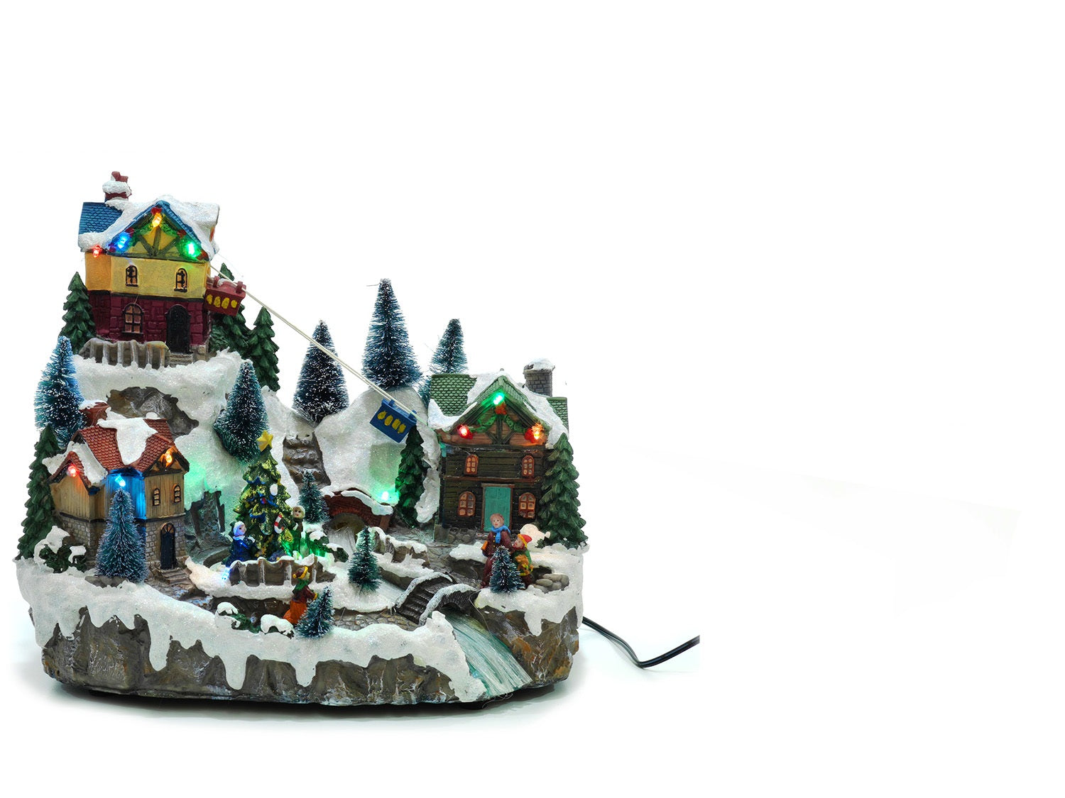 Scenografia Villaggio Natalizio con funivia | Rohome