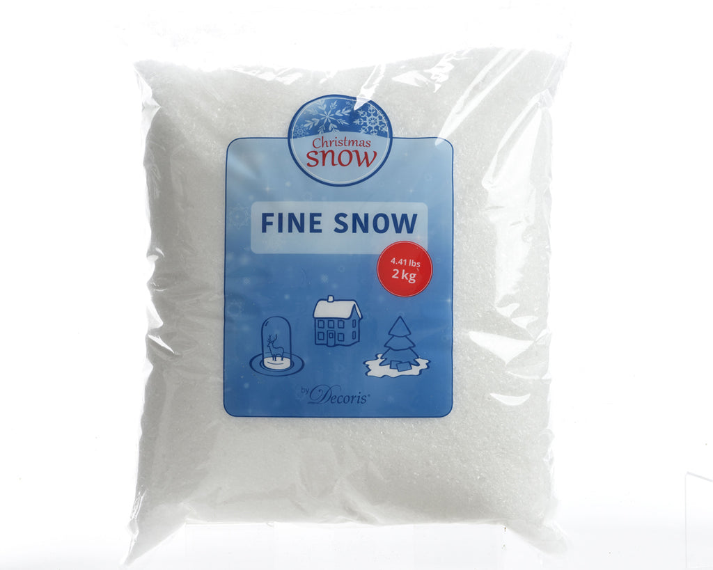 Sacchetto di fiocchi di neve finta in pe grande  | Rohome