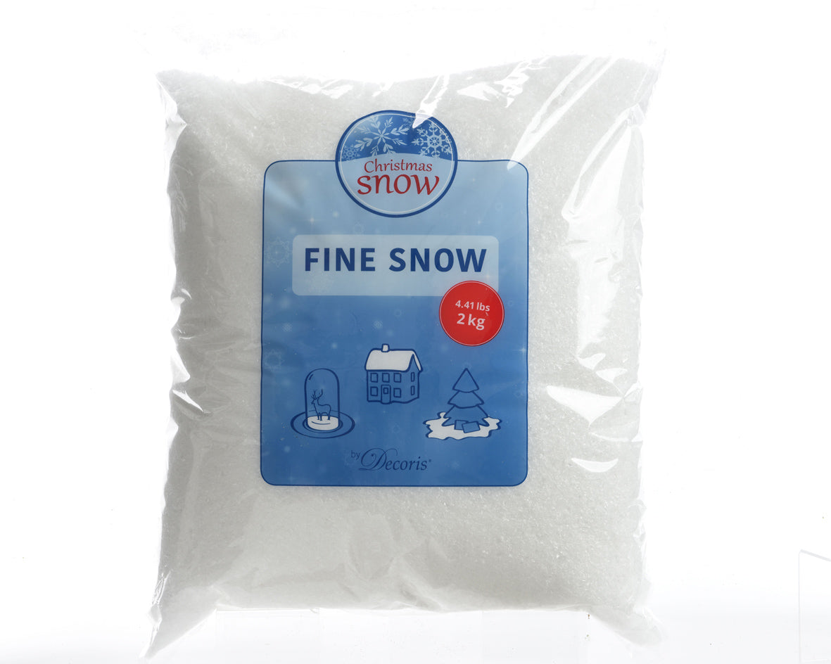 Sacchetto di fiocchi di neve finta in pe grande  | Rohome