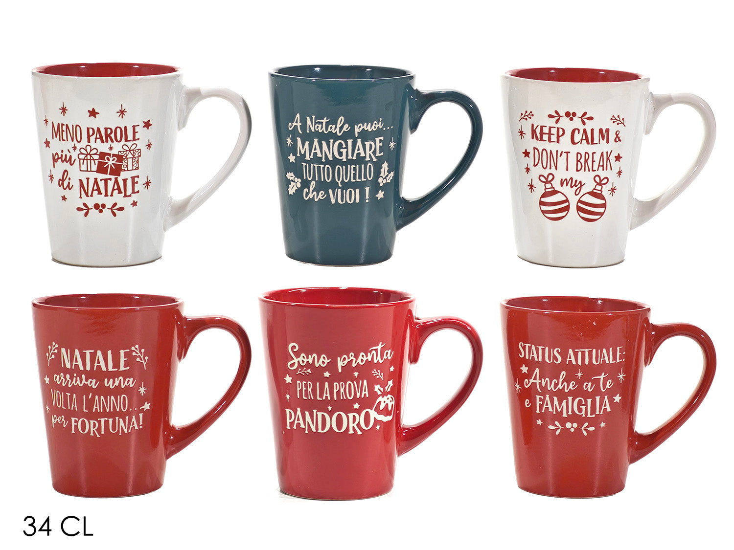 Tazza mug natalizia con scritte | rohome