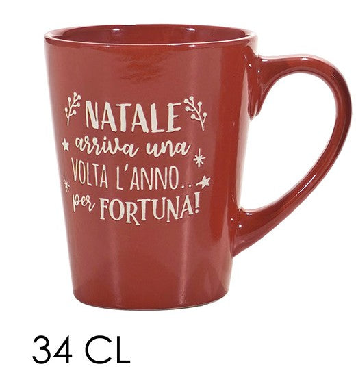 Tazza mug natalizia con scritte | rohome