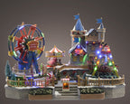 Luna park con ruota panoramica natalizio | rohome