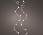 Luci di natale microled bianco caldo a batteria a batteria | rohome