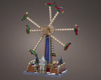 Scenografia villaggio di natale giostra Starship | rohome