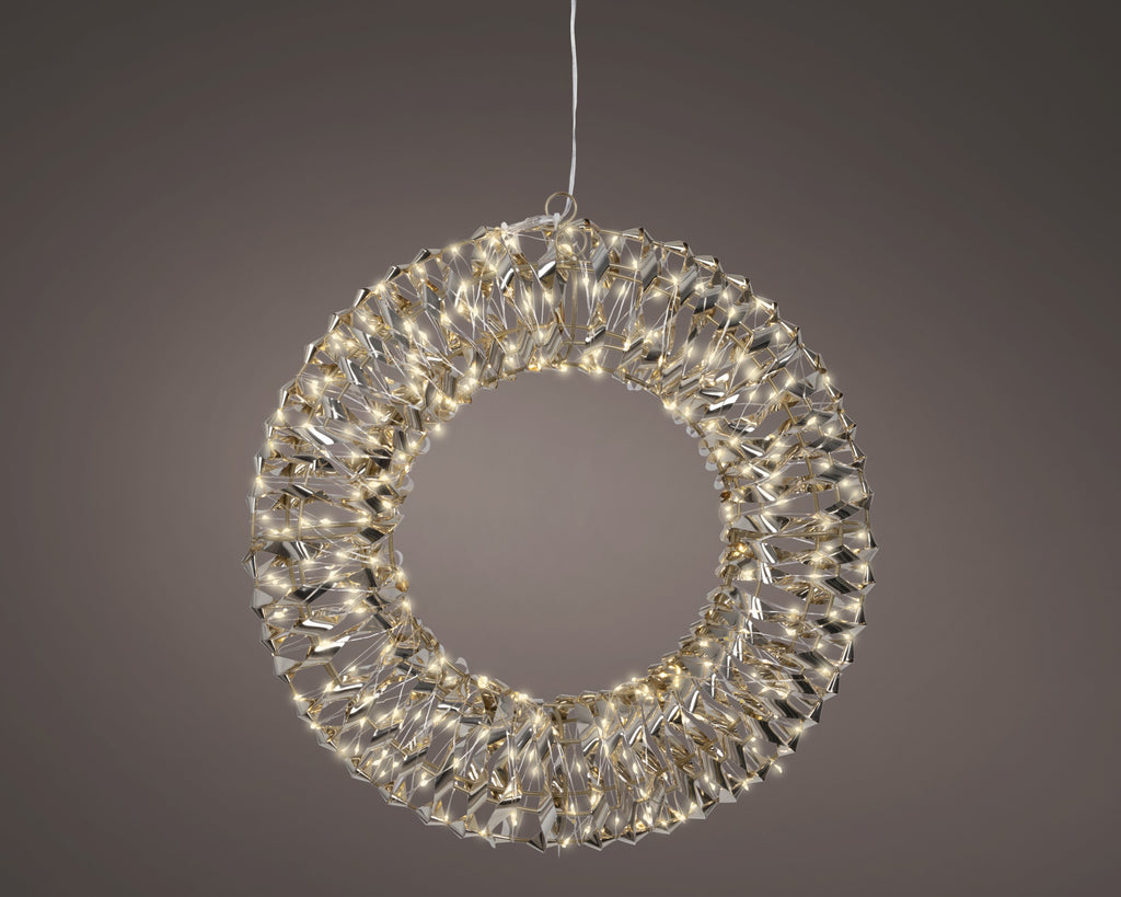 Ghirlanda con 400 micro led d.38cm effetto scintillante | rohome