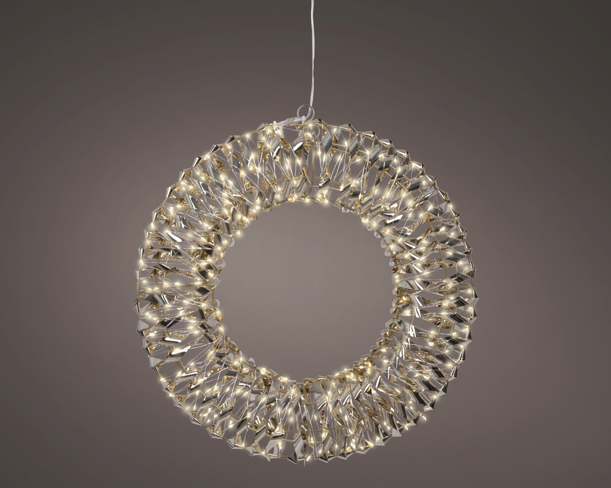 Ghirlanda con 400 micro led d.38cm effetto scintillante | rohome