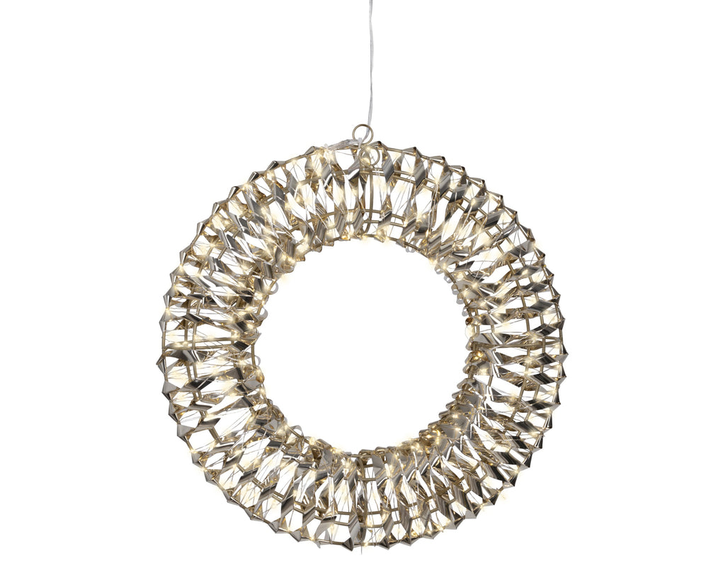 Ghirlanda con 400 micro led d.38cm effetto scintillante | rohome