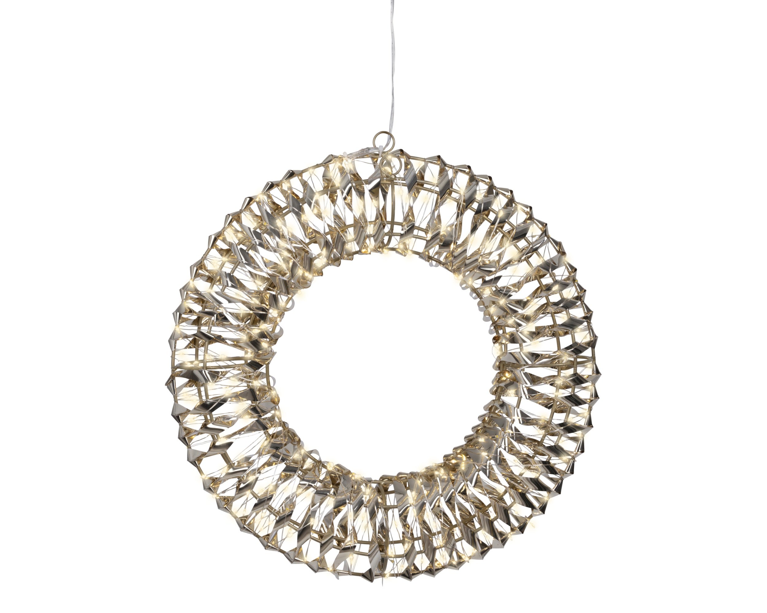 Ghirlanda con 400 micro led d.38cm effetto scintillante | rohome