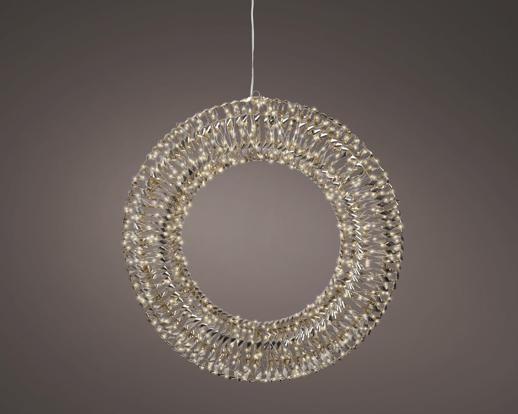 Ghirlanda con 960 micro led d.70cm effetto scintillante | rohome