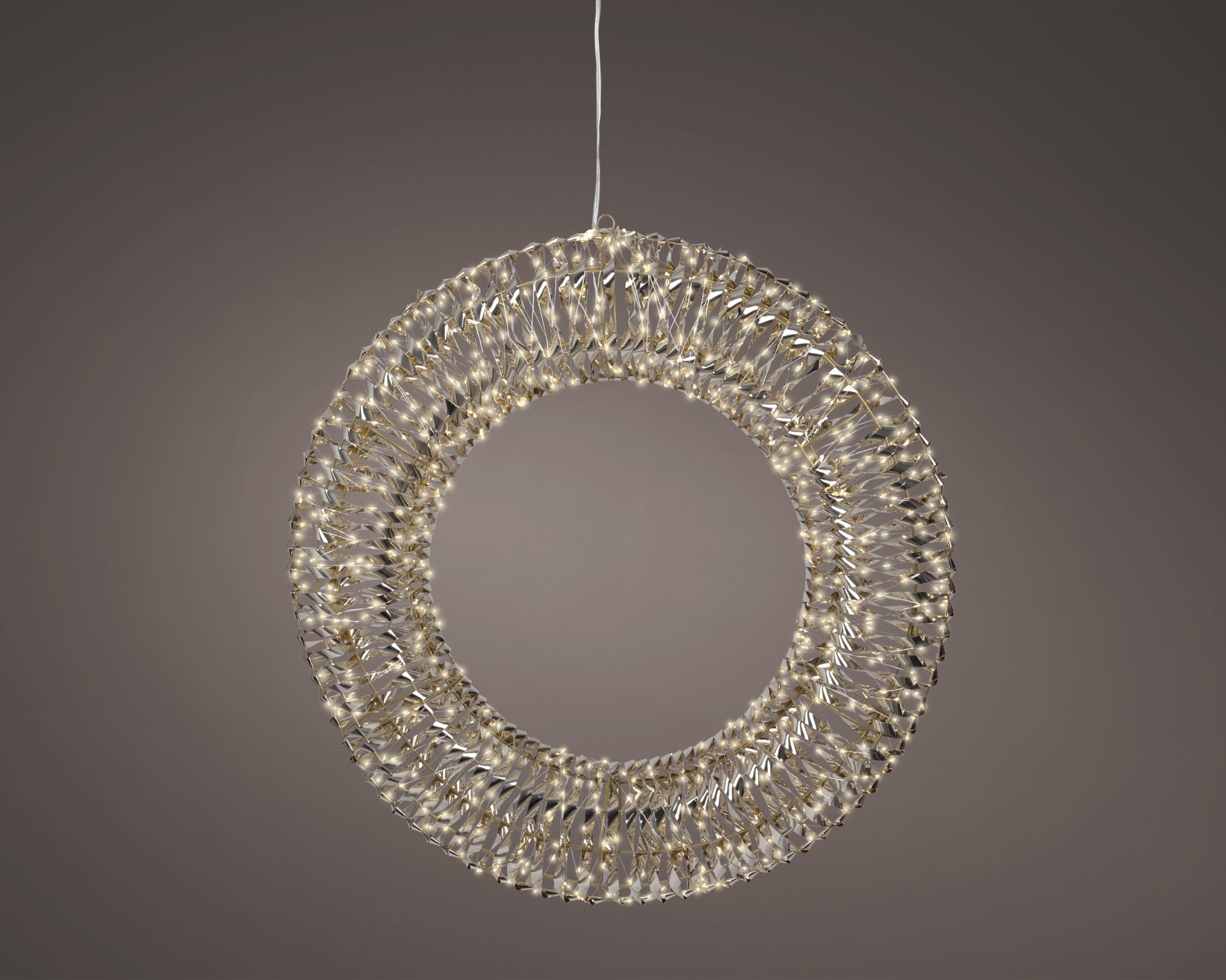 Ghirlanda con 960 micro led d.70cm effetto scintillante | rohome