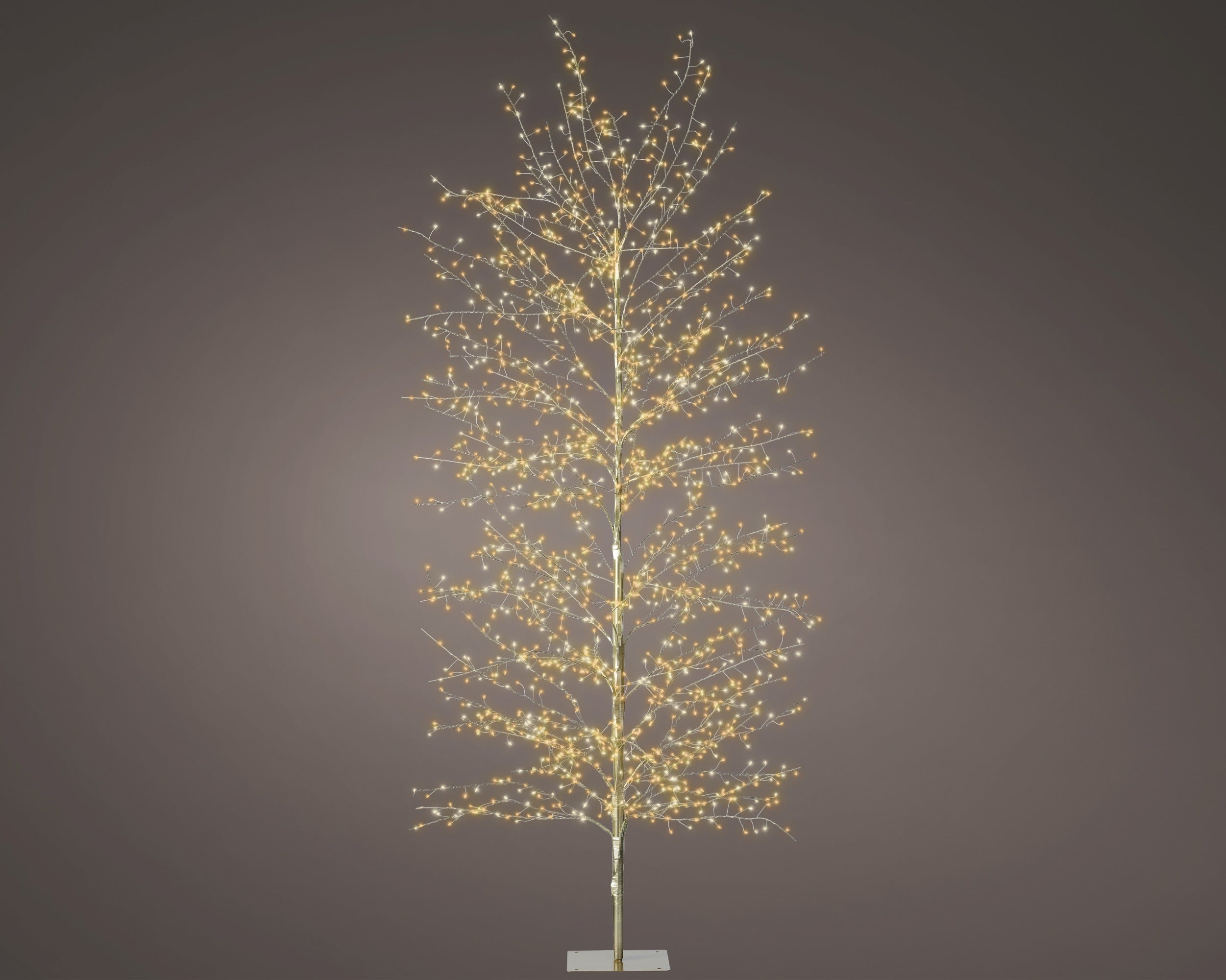 Albero betulla luminoso 1755 led colore gold | rohome