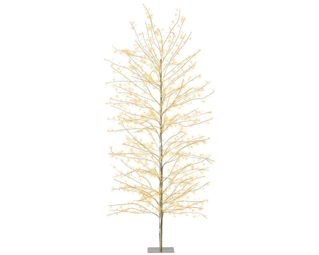 Albero betulla luminoso 1755 led colore gold | rohome