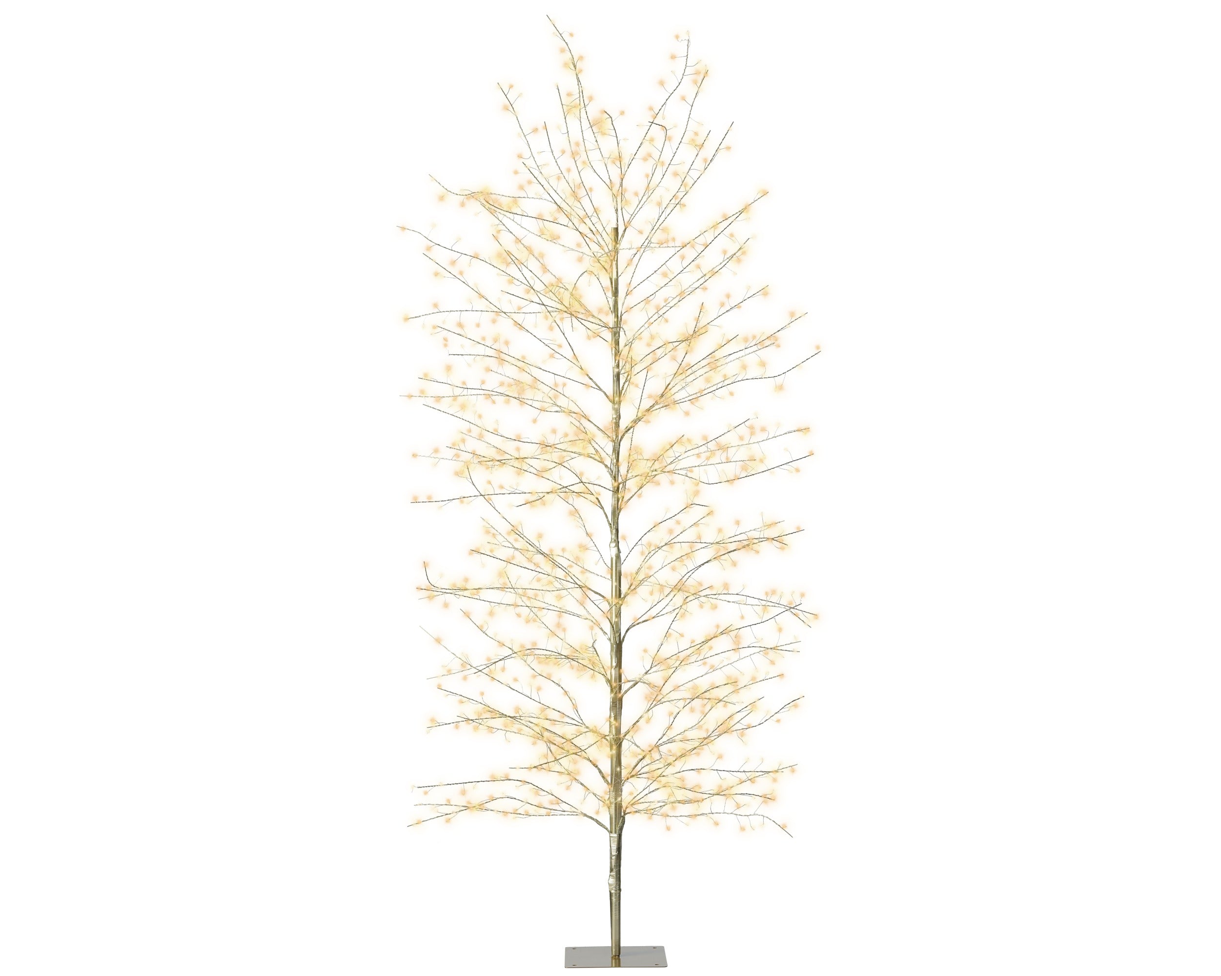 Albero betulla luminoso 1755 led colore gold | rohome